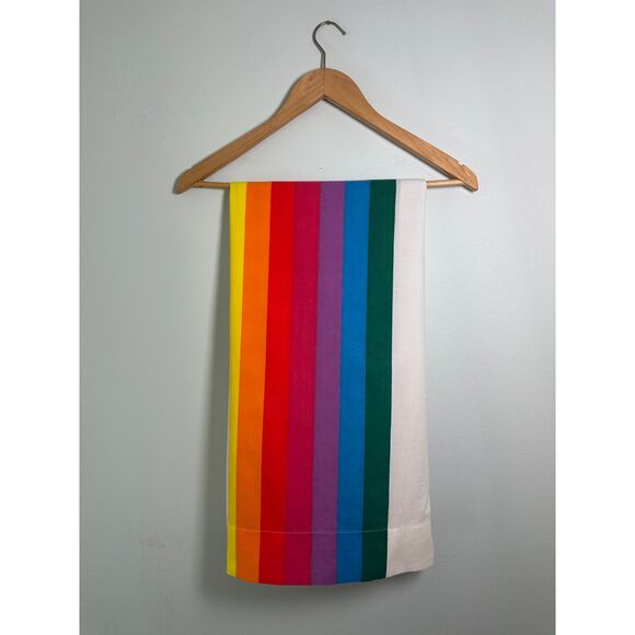 70s Vintage Wamsutta Tomorrow's Rainbow Flat Bed Sheet Double/Full Size - Picture 1 of 12